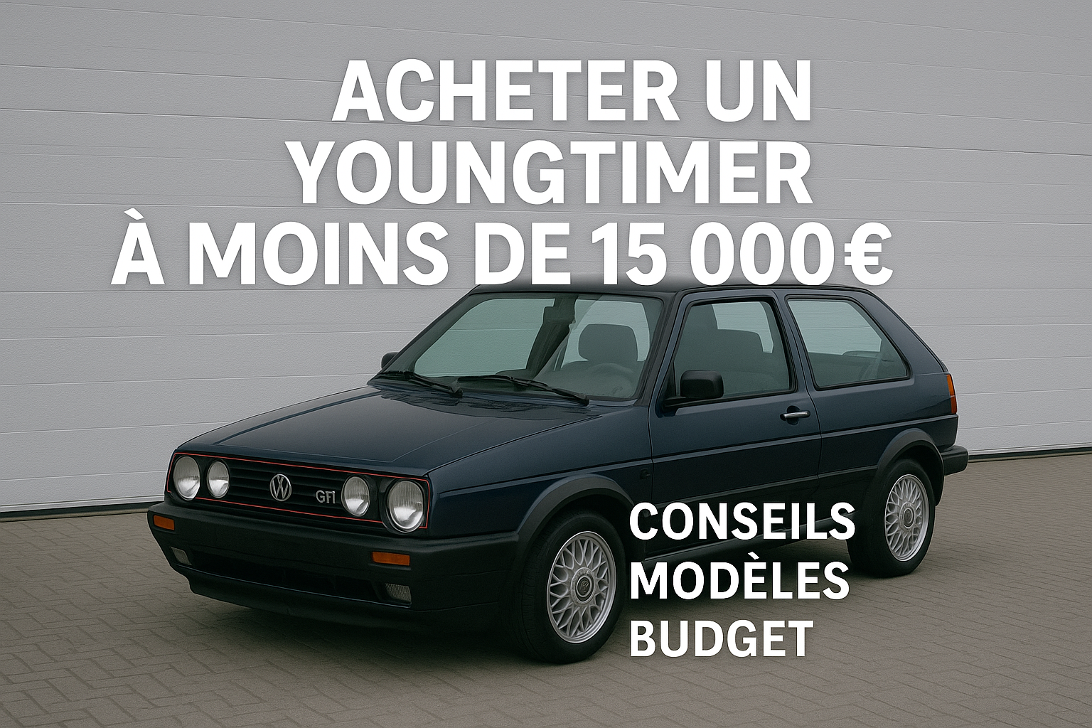 Acheter un youngtimer à moins de 15 000 € : conseils, modèles et budget à prévoir