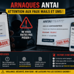 ⚠️ Arnaques ANTAI : attention aux faux mails et SMS !